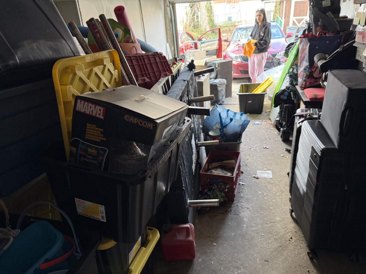 A+ crew removing furniture and household junk during a property cleanout