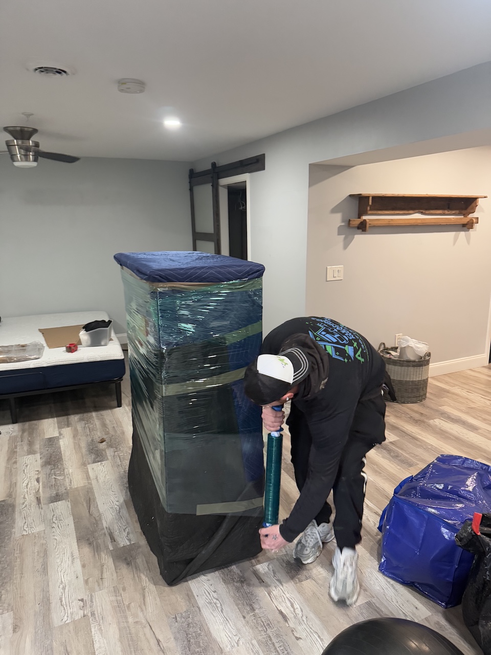 Professional movers loading a truck on moving day in Pennsylvania New Jersey and Delaware