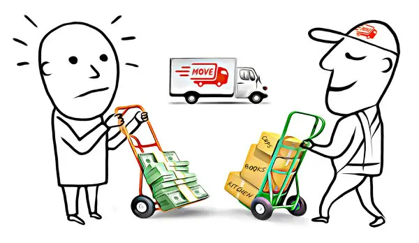 Professional movers loading a moving truck in Philadelphia during a local move